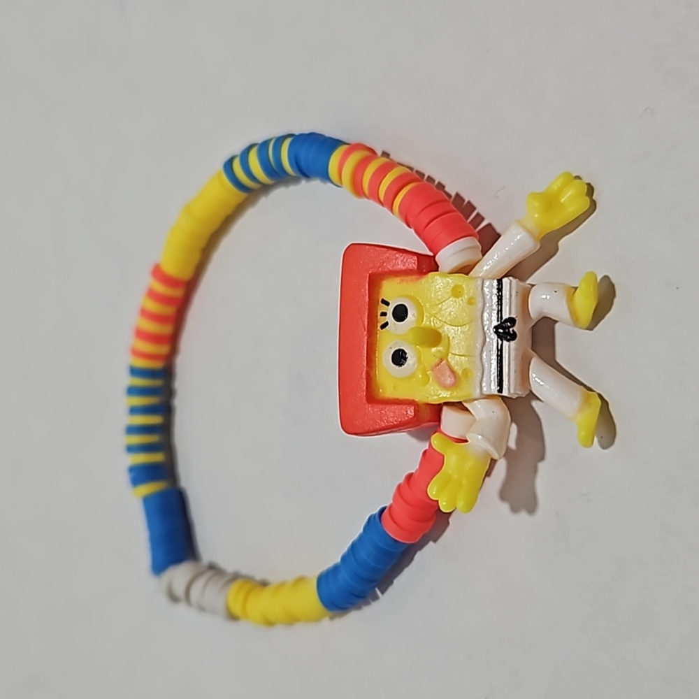 Karate SpongeBob beaded bracelet